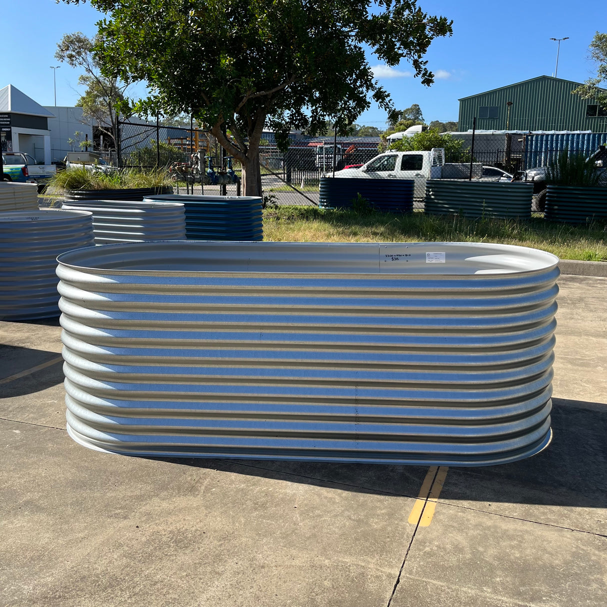 2300 x 950 x 810 Slimline Garden Bed