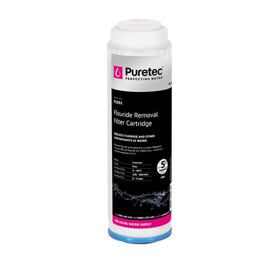 FL051: Fluoride Removal Cartridge, 10", 5 Micron