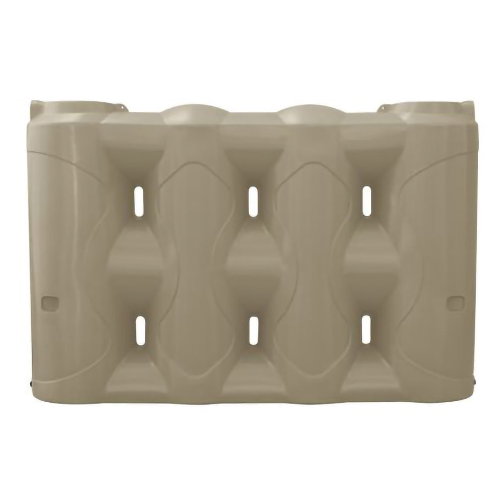 3000 litre poly polyethylene super slimline water tank in dune